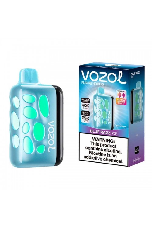 Vozol Rave 40000 Blue Razz Ice