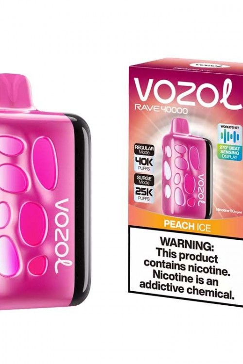 Vozol Rave 40000 Peach Ice