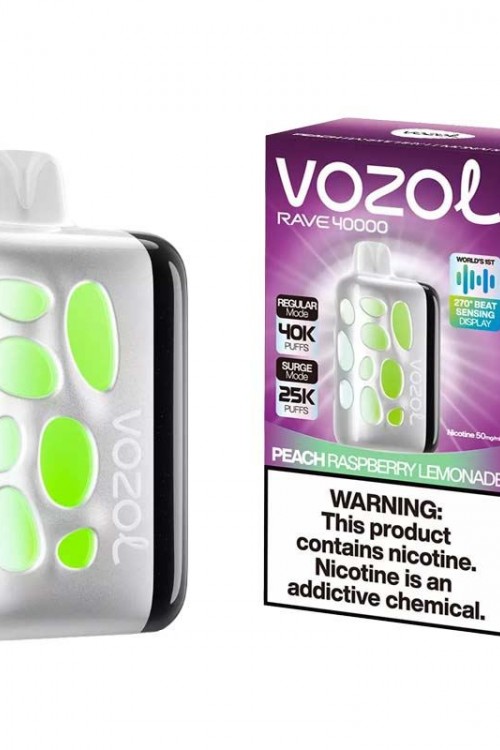 Vozol Rave 40000 Peach Raspberry Lemonade