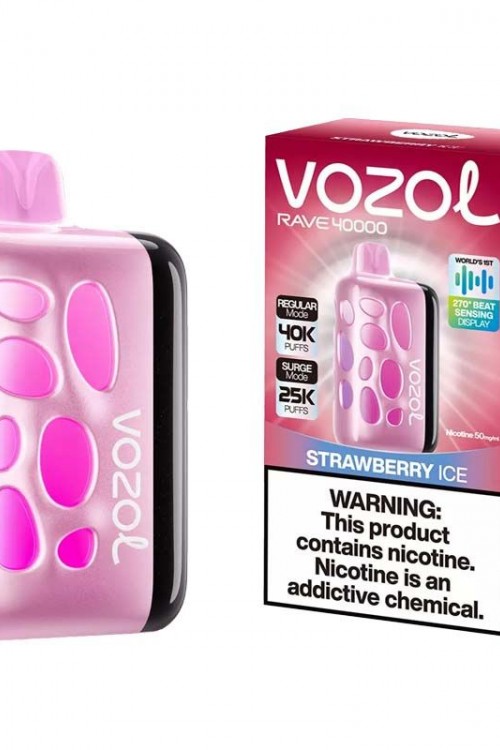Vozol Rave 40000 Strawberry Ice