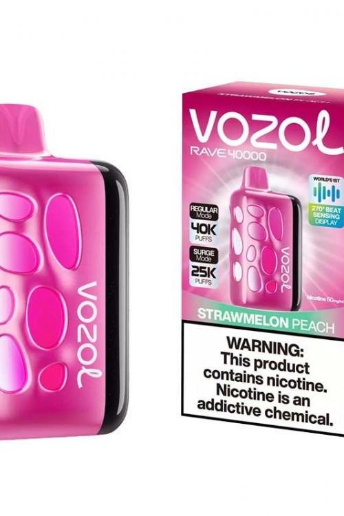 Vozol Rave 40000 Strawmelon Peach