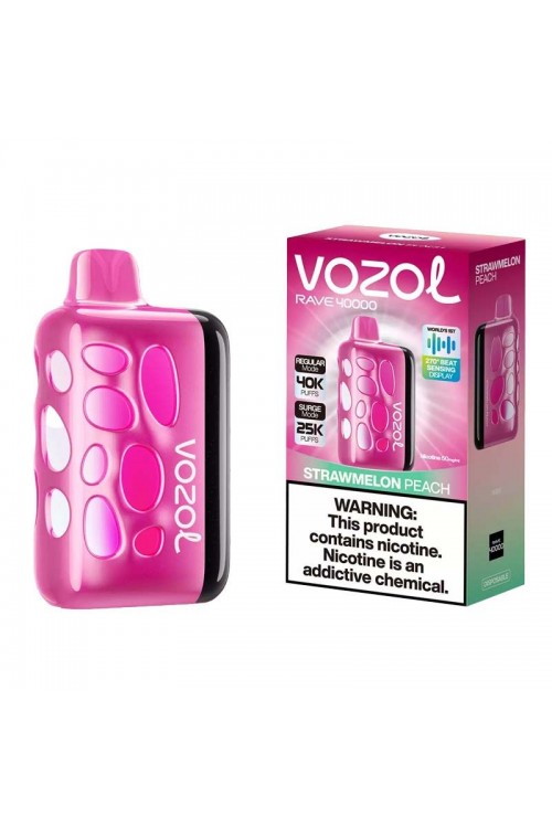 Vozol Rave 40000 Strawmelon Peach