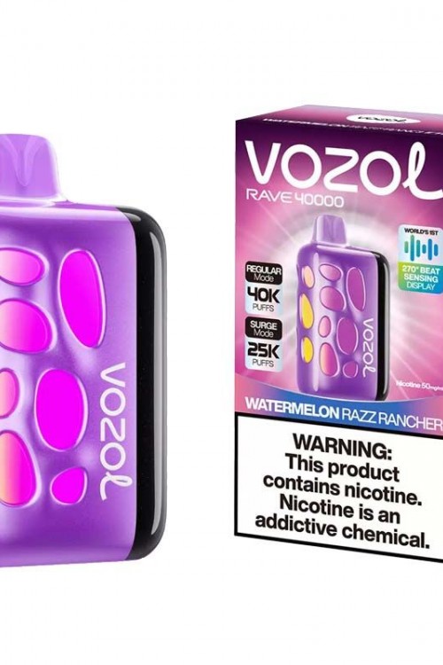 Vozol Rave 40000 Watermelon Razz Rancher