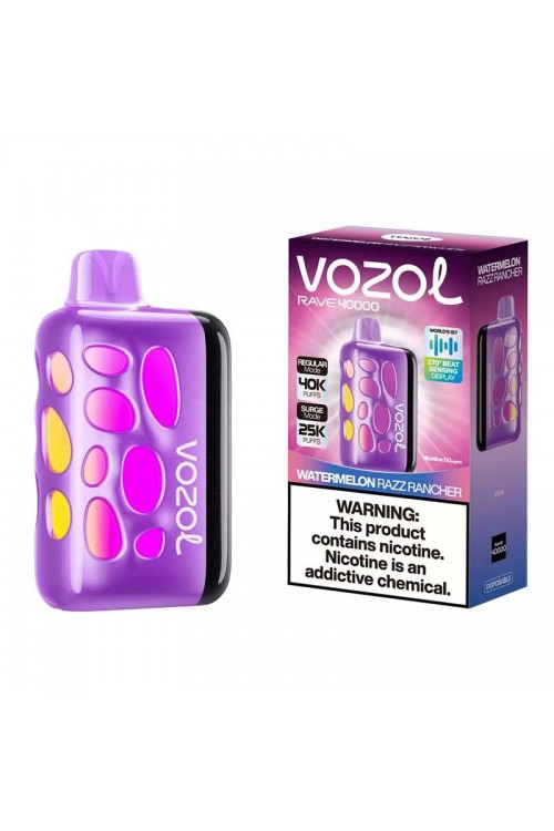 Vozol Rave 40000 Watermelon Razz Rancher