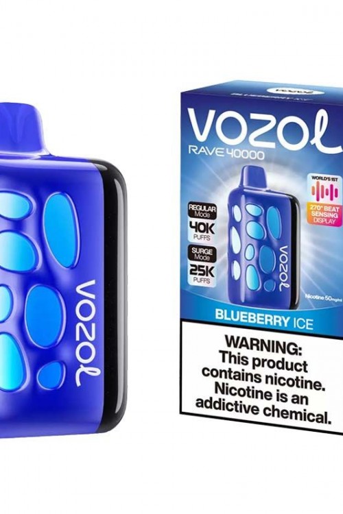Vozol Rave 40000 Blueberry Ice